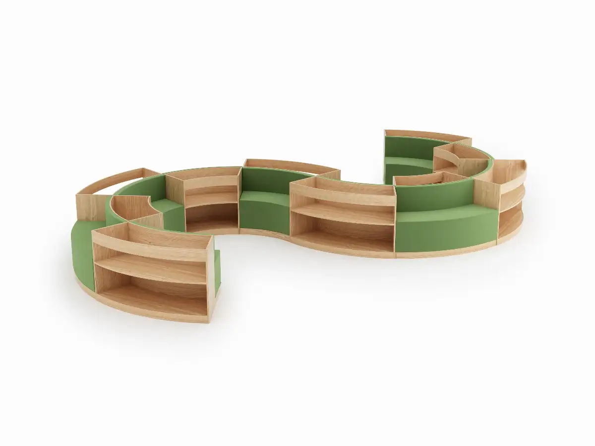 Canape Modulys Circle Wood