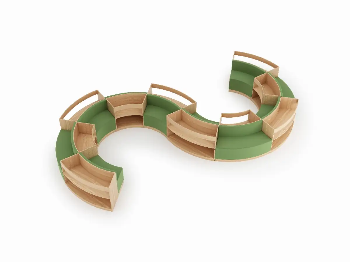 Canape Modulys Circle Wood
