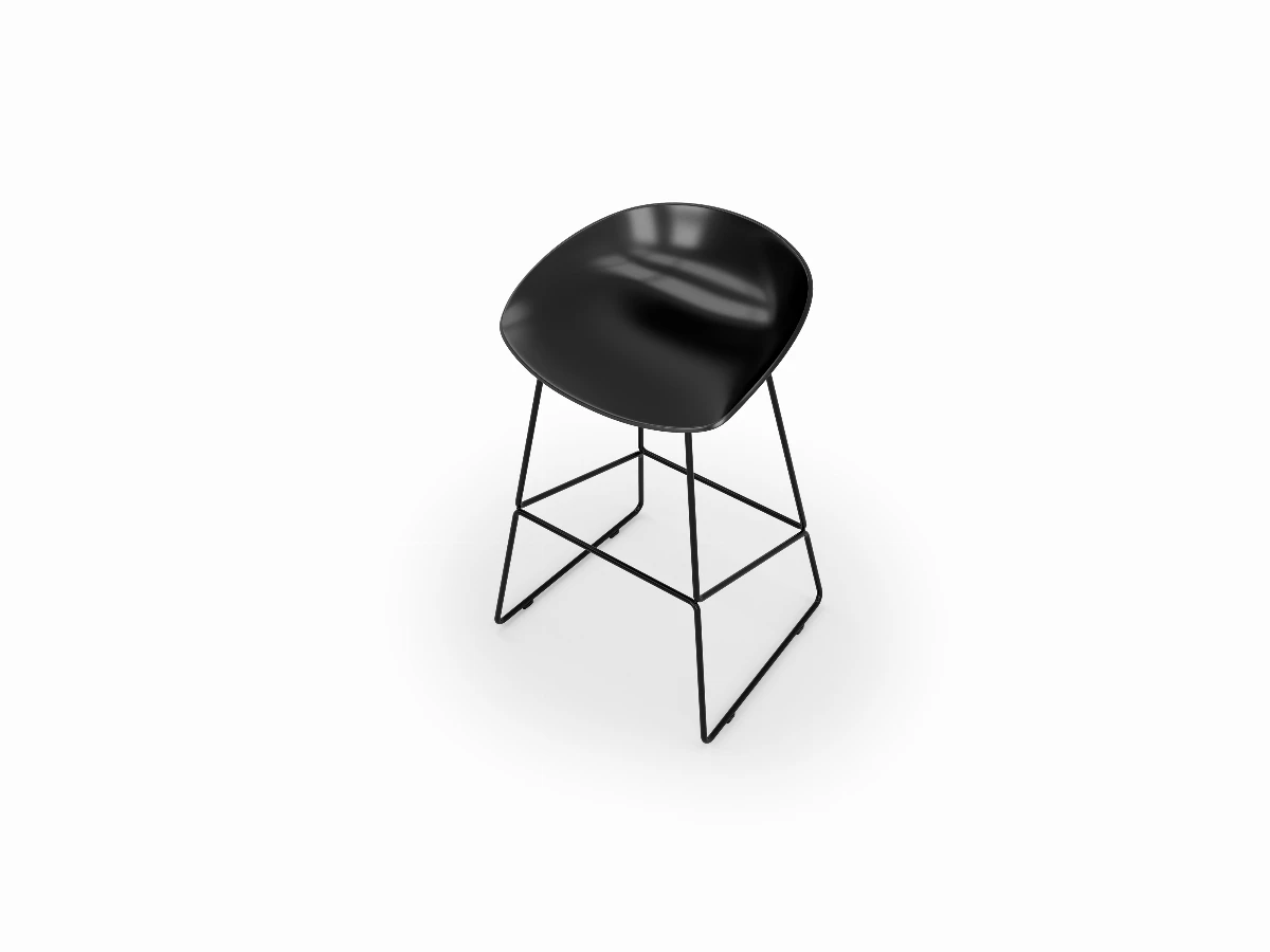 Tabouret Alto Noir