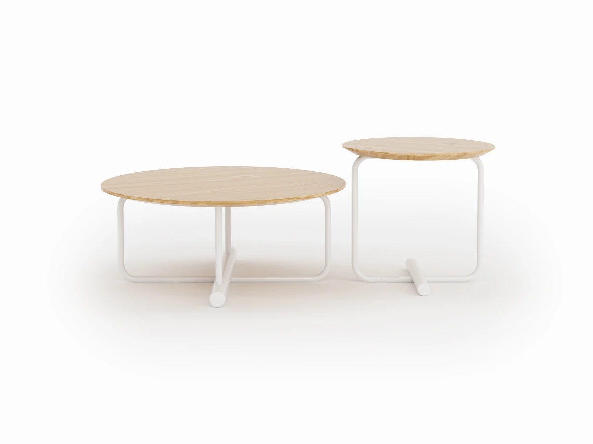 Ensemble de Tables Basses Liora Wood Set