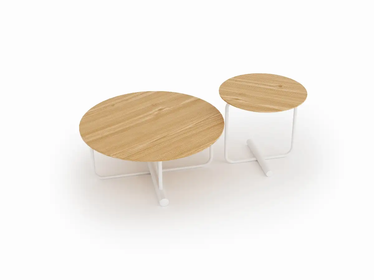 Ensemble de Tables Basses Liora Wood Set